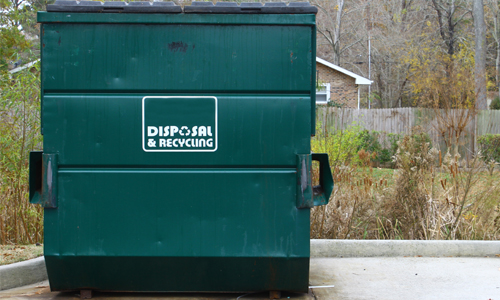 Dumpster Pad Cleaning